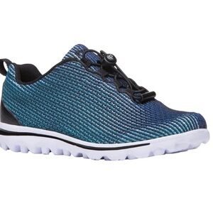 Propet Women's TravelActiv Xpress Sneaker shoes blue black size 6.5